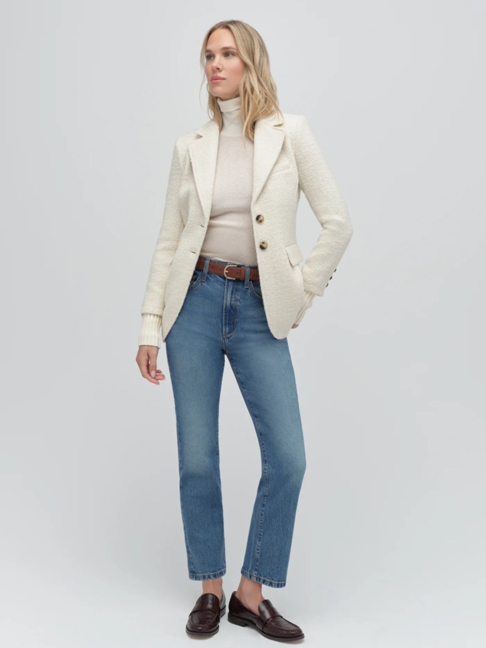 Favorite Daughter The City Layered Tweed Blazer - Picture 2 of 14